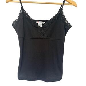 Womens VTG Y2K Tank Top Cami Large Babydoll Whimsigoth Dark Fairy Grunge Beaded